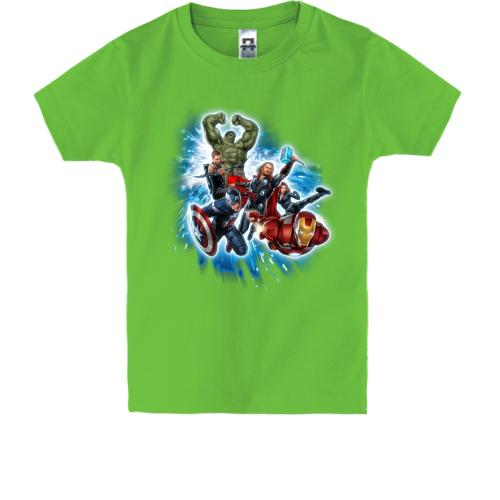 Детская футболка Мстители все вместе