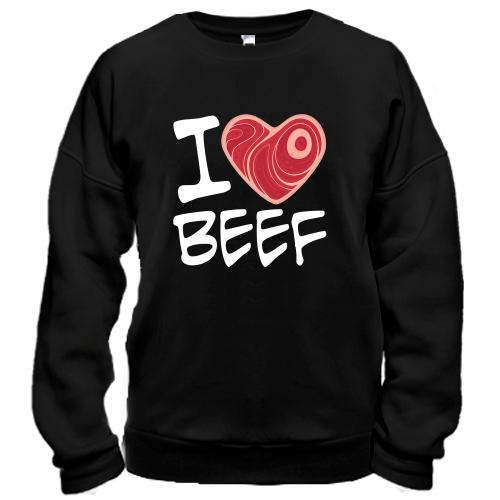 Свитшот I love Beef