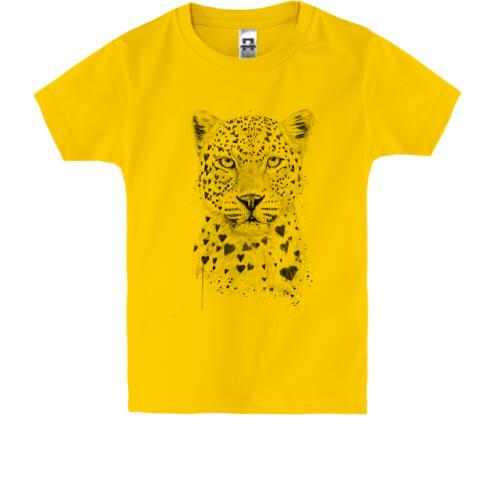 Дитяча футболка з мордою пантери