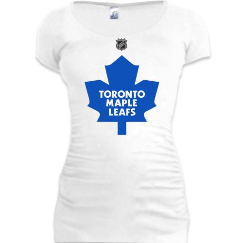 Женская удлиненная футболка Toronto Maple Leafs