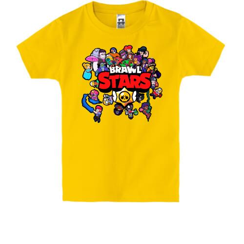 Детская футболка с героями Brawl Stars