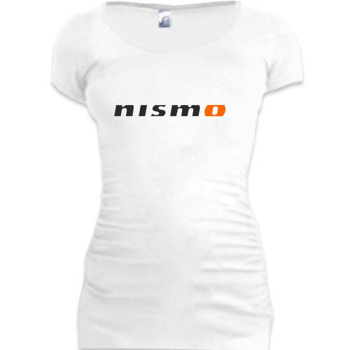 Женская удлиненная футболка Nismo