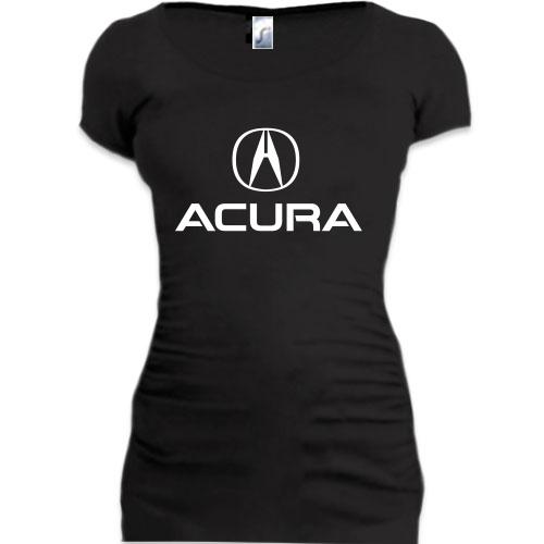 Женская удлиненная футболка Acura
