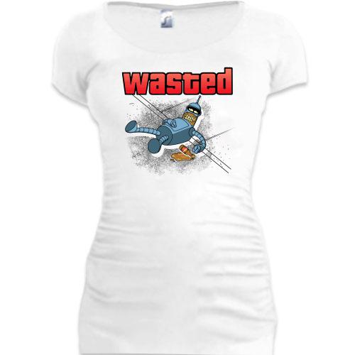 Подовжена футболка Bender: wasted