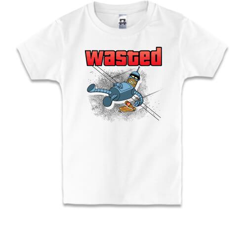 Детская футболка Bender: wasted