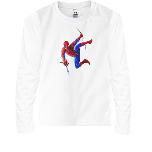 Детская футболка с длинным рукавом Человек-паук