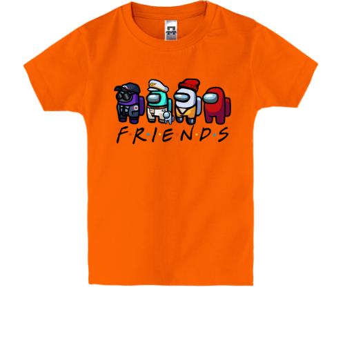 Детская футболка Спиногриз Among Us friends