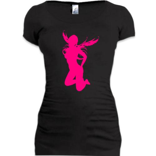 Женская удлиненная футболка Sexy girl