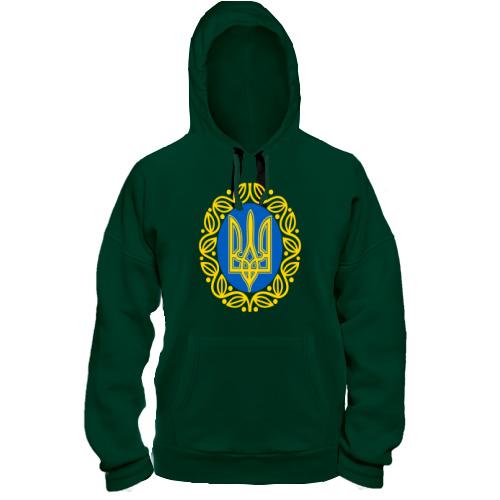 Толстовка Герб Украины с узором