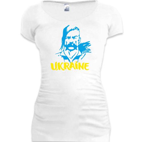 Подовжена футболка з козаком Ukraine