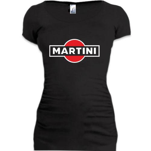 Женская удлиненная футболка Martini
