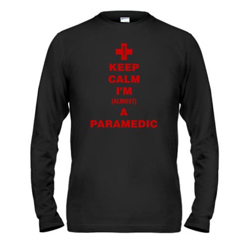 Чоловічий лонгслів Keep calm I'm a paramedic