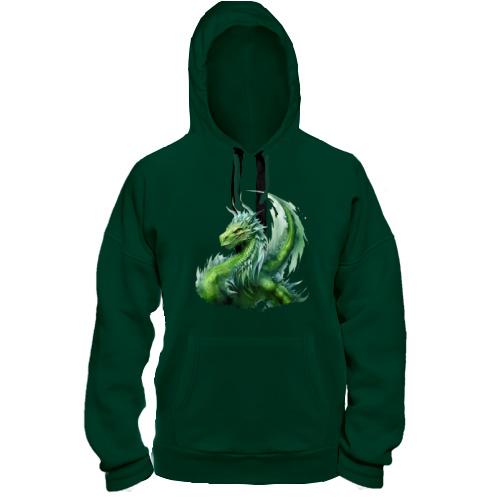 Толстовка Зеленый дракон АРТ