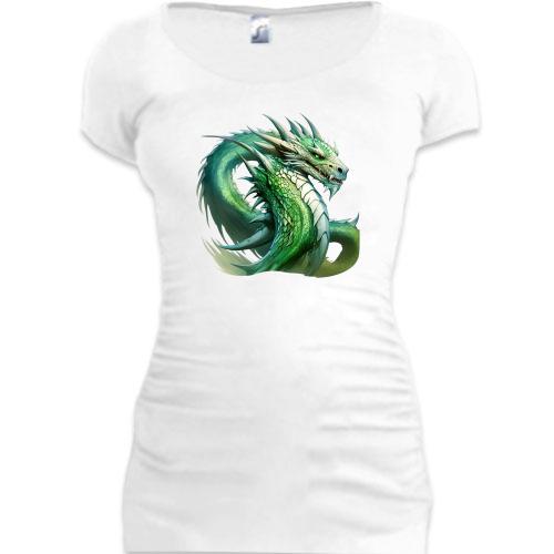 Подовжена футболка Green Dragon Art