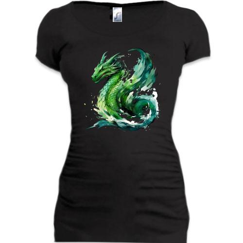 Подовжена футболка Green Dragon Art (2)