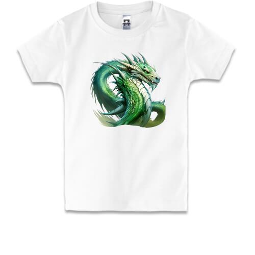 Дитяча футболка Green Dragon Art