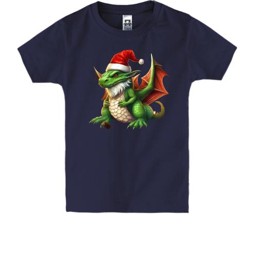 Детская футболка Новогодний дракон