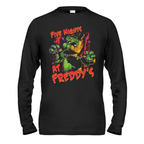 Чоловічий лонгслів Five Nights At Freddy's (Freddy)
