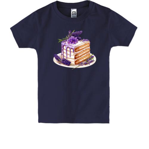Детская футболка Лавандовый торт