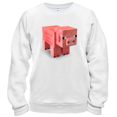 Свитшот Minecraft Pig
