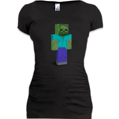 Подовжена футболка Minecraft Зомбі