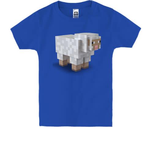 Детская футболка Minecraft Овца