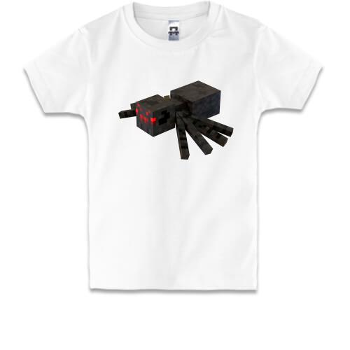 Детская футболка Minecraft Пещерный паук