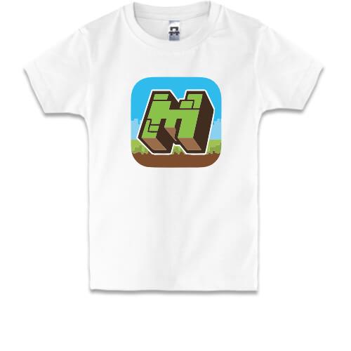 Детская футболка Майнкрафт М