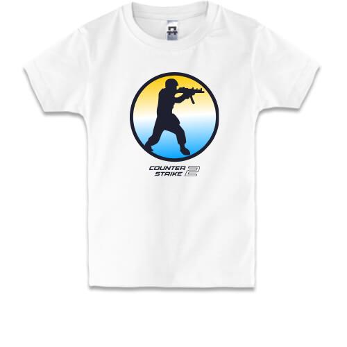 Детская футболка Counter Strike 2 (UA colors)