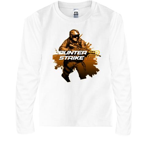 Детская футболка с длинным рукавом Counter Strike АРТ