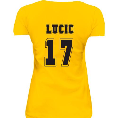 Женская удлиненная футболка Milan Lucic