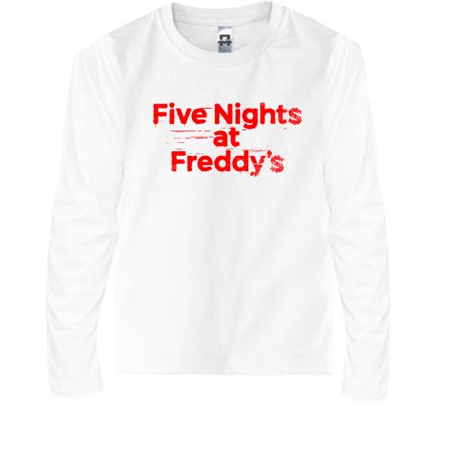 Дитячий лонгслів Five Nights at Freddy’s BL logo