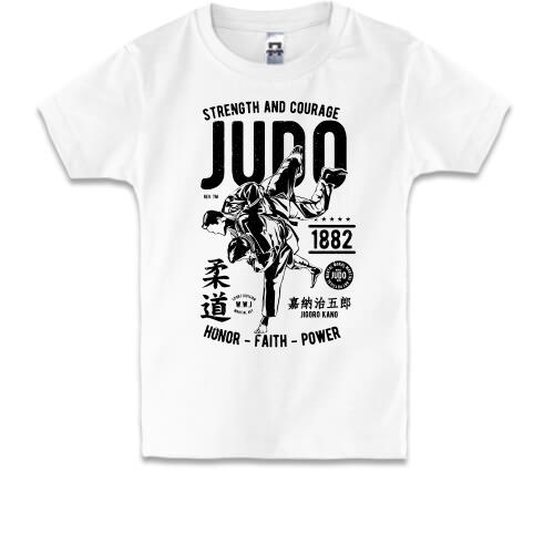 Детская футболка Judo постер