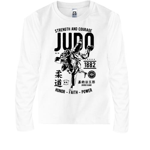 Детская футболка с длинным рукавом Judo постер