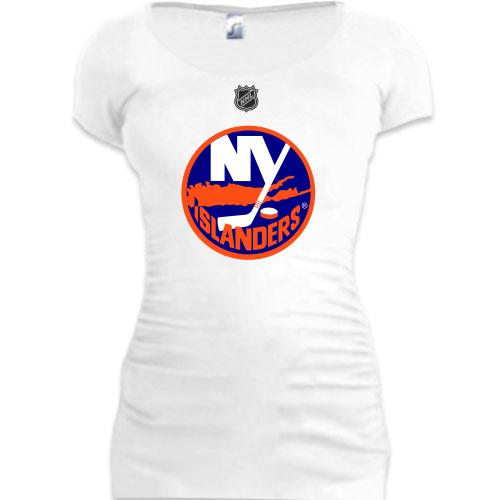 Женская удлиненная футболка New York Islanders