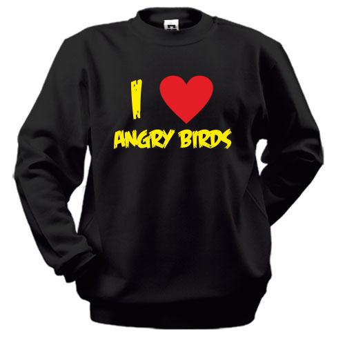 Світшот I love Angry Birds