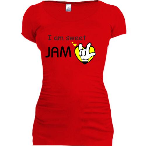 Женская удлиненная футболка Sweet Jam 4