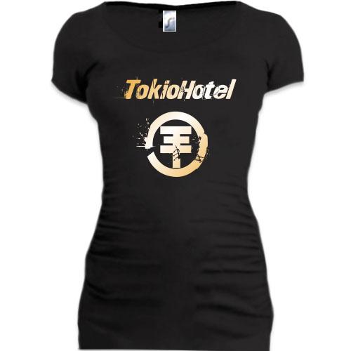 Женская удлиненная футболка Tokio Hotel 2