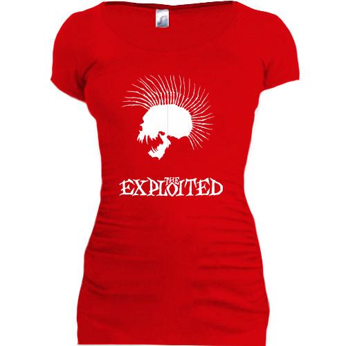 Женская удлиненная футболка Exploited