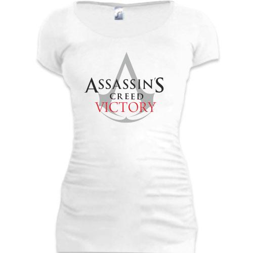 Женская удлиненная футболка Assassin’s Creed 5 (Victory)
