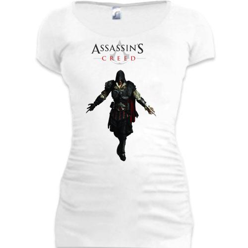 Женская удлиненная футболка Assassin’s paexioblk