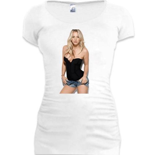 Женская удлиненная футболка с Пэнни 2
