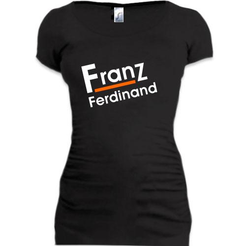 Женская удлиненная футболка Franz Ferdinand