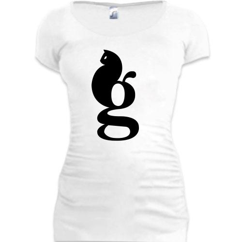Женская удлиненная футболка Guardarraya