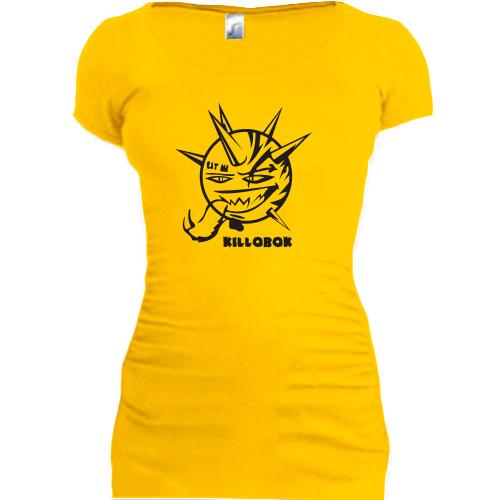 Женская удлиненная футболка Killobok