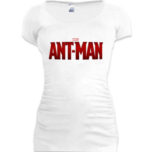 Женская удлиненная футболка Ant-men