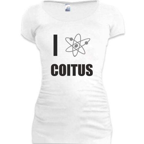 Подовжена футболка Coitus The Big Bang Theory
