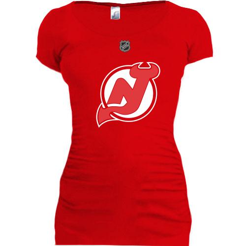 Женская удлиненная футболка New Jersey Devils 2