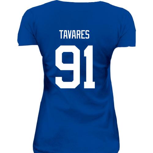 Женская удлиненная футболка John Tavares