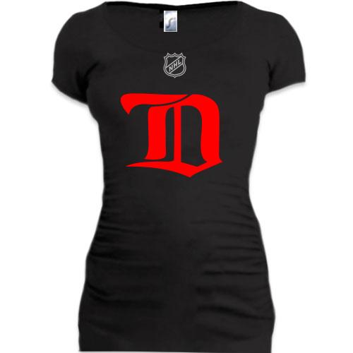 Женская удлиненная футболка Detroit Red Wings